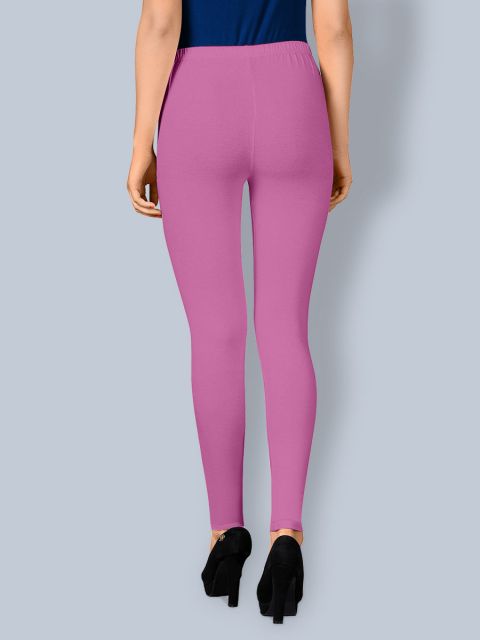 Cotton Ankle Leggings - Pink Roses