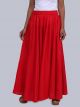 Women's 40 Inch Flared Palazzo - Red