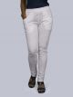 Solid Stretchable Pant - White